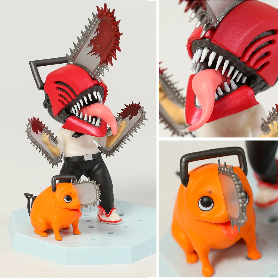 

Бензопила Denji & похита Q версия аниме модель Коллекционная Фигурка игрушечная кукла