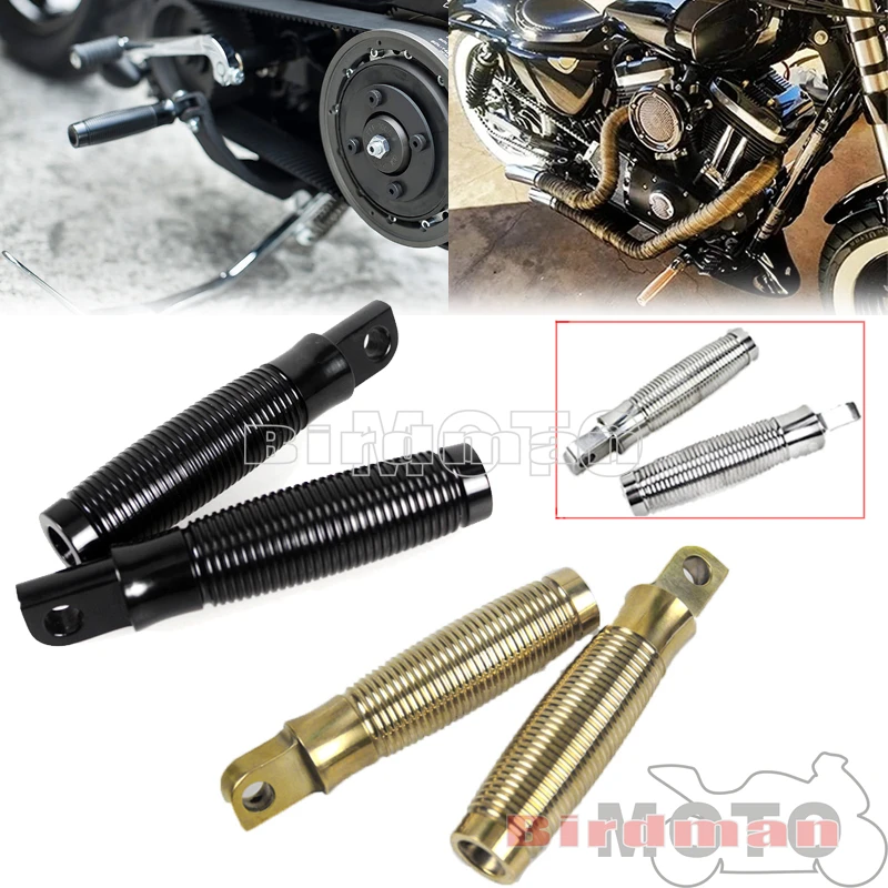 

1/2" Clevis Mount Footpegs Foot Peg Pedal Footrests For Harley Touring Road King Street Glide FLHX Softail Deluxe FLSTN 883