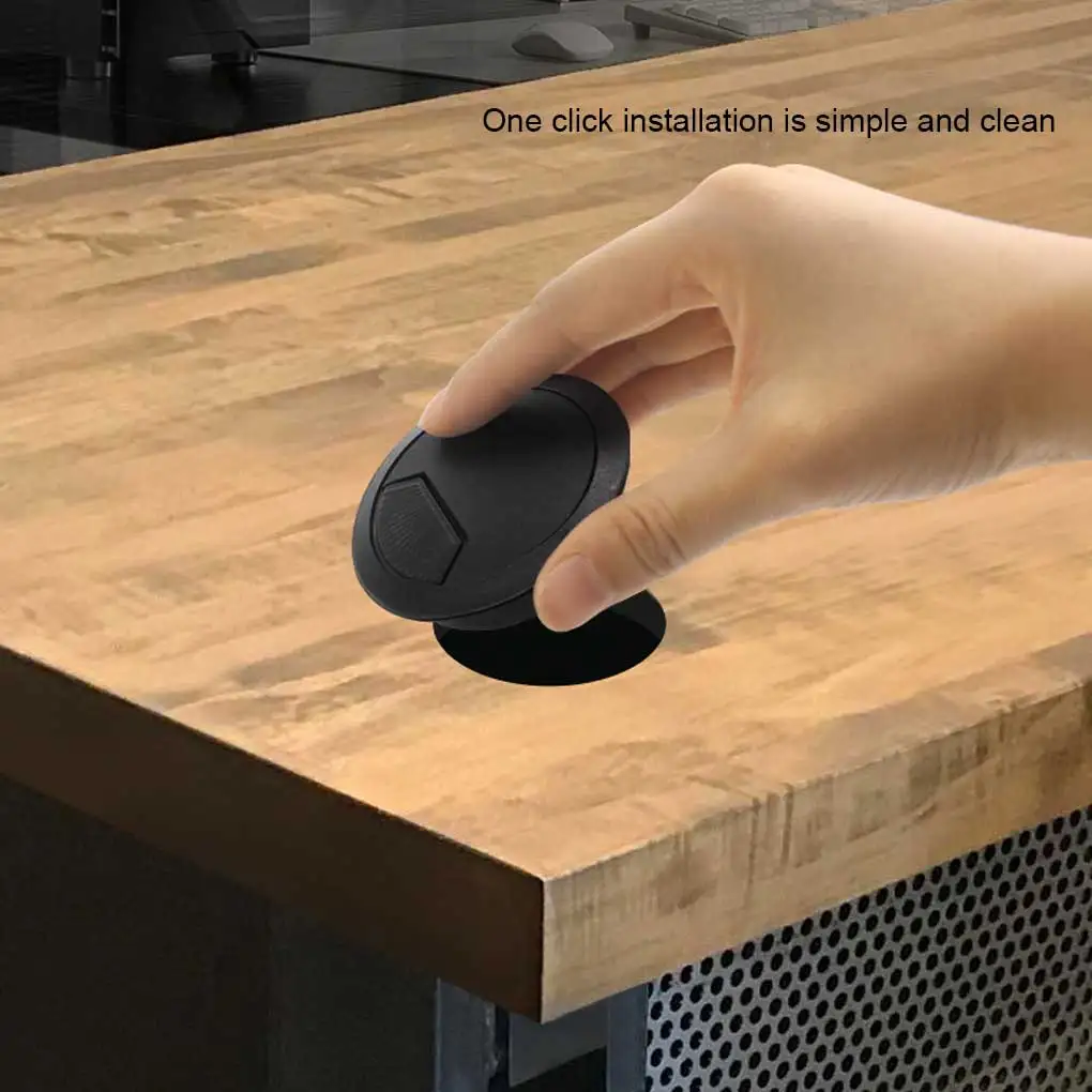 

Desk Hole Cover Waterproof Detachable Insulative Office Table Cable Grommet