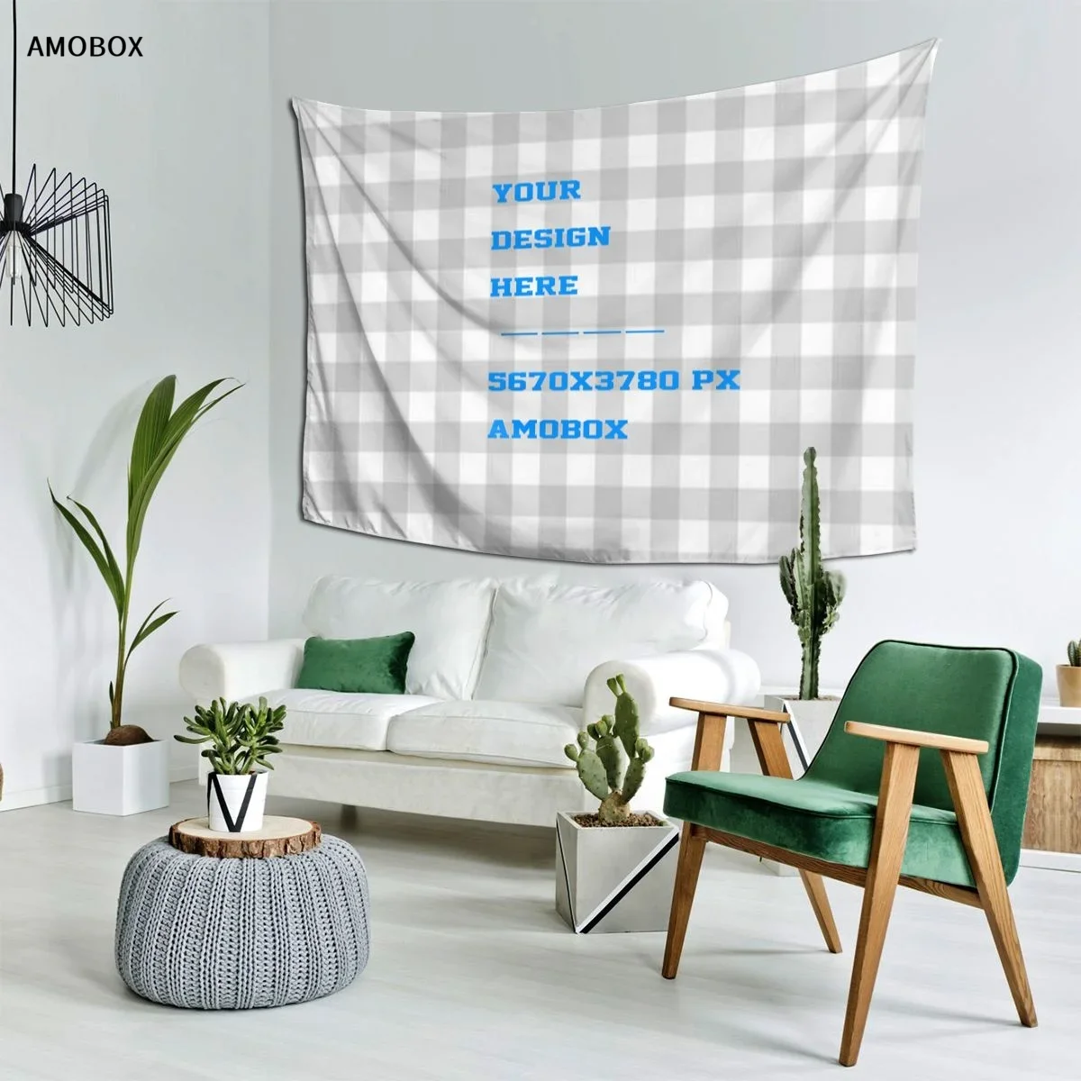 AMOBOX-Настраиваемый фоновый гобелен доступно украшение для дома в помещении и на