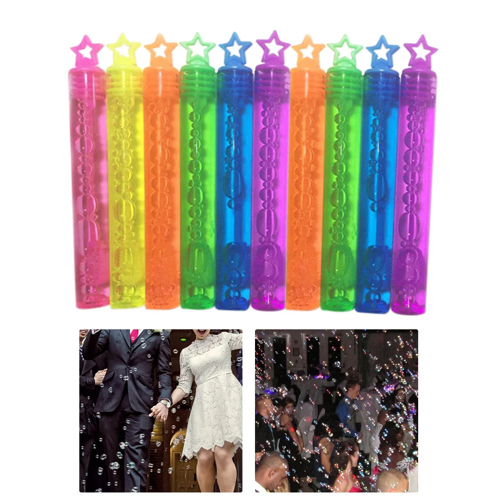 

10PC Pentagram Bubble Empty Bottles Simple Interesting Wedding Festival Party Christmas Ornaments Bottles Decor