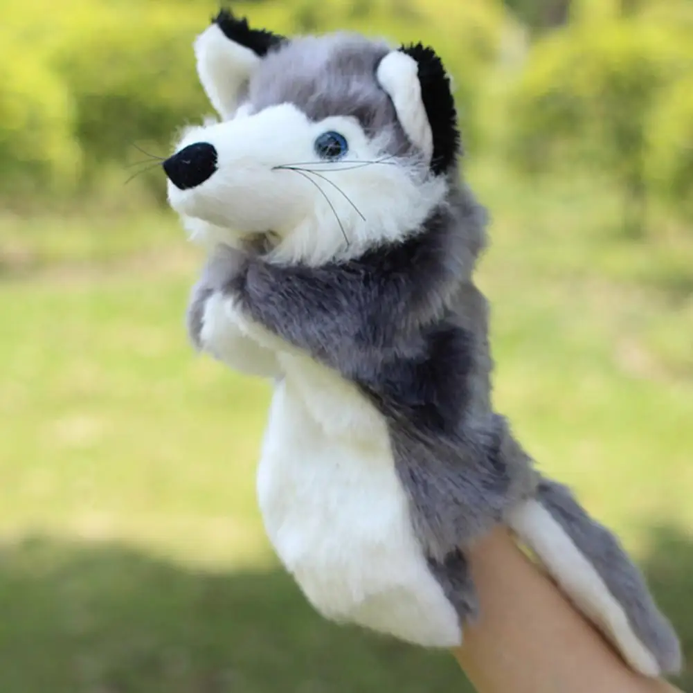 

Soft Animal Finger Puppet Animal Doll Novelty Toy Fox Crow Mini Doll Puppet Props Fox Puppet Fox Puppet 25cm