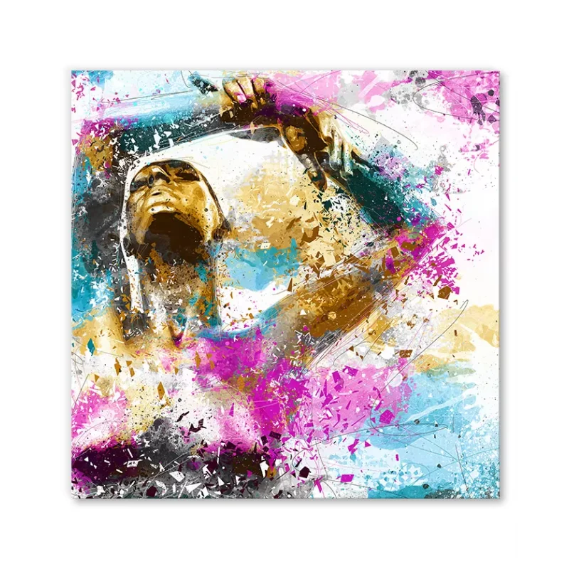 Холст ПлакатУличный Граффити Сексуальная Женщина Настенное Искусство Картина С