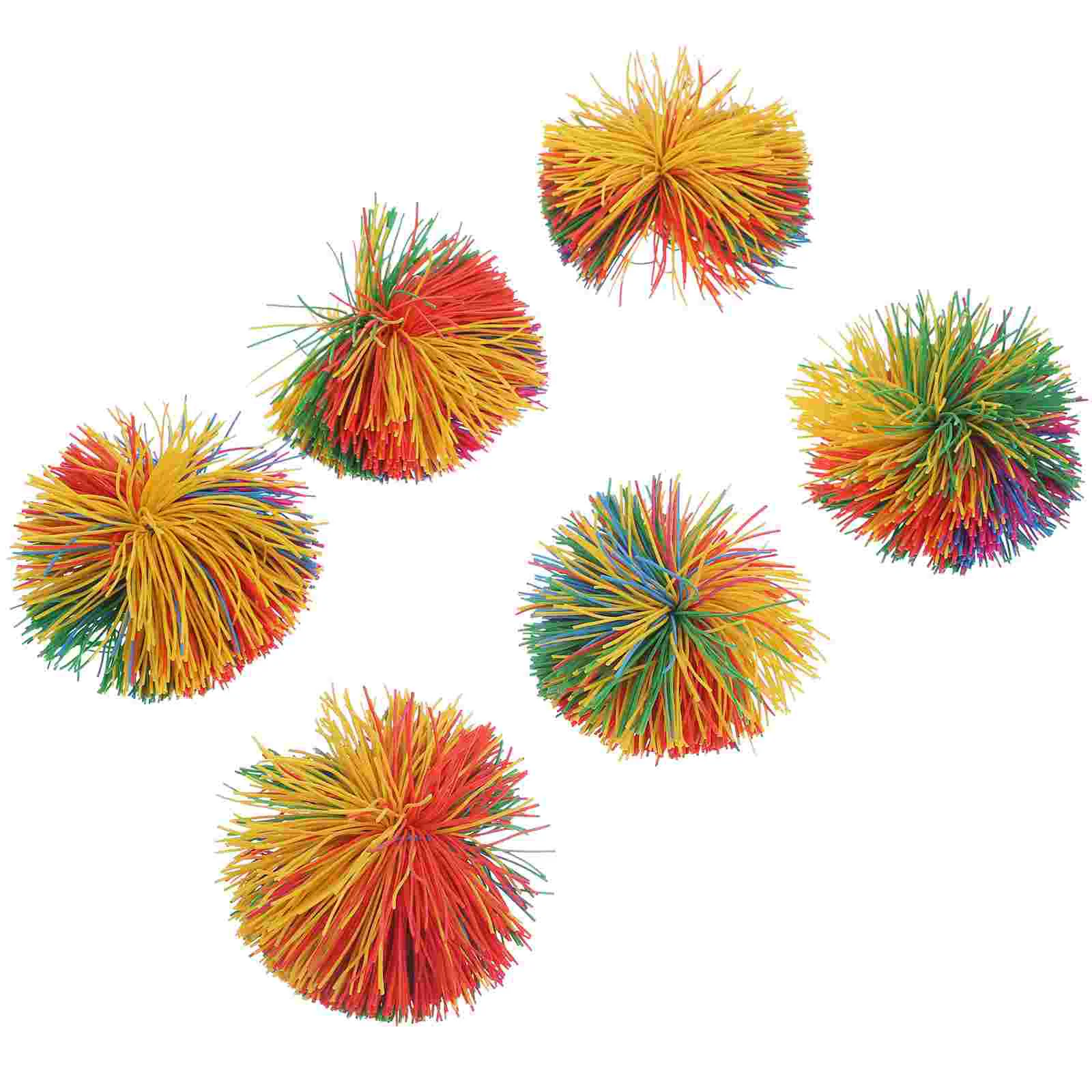 

Цветной силиконовый мяч для волос, 6 см, прыгающий пушистый мяч для сожатия, мяч для упражнений, игрушка для снятия стресса с чувствительностью, разные цвета