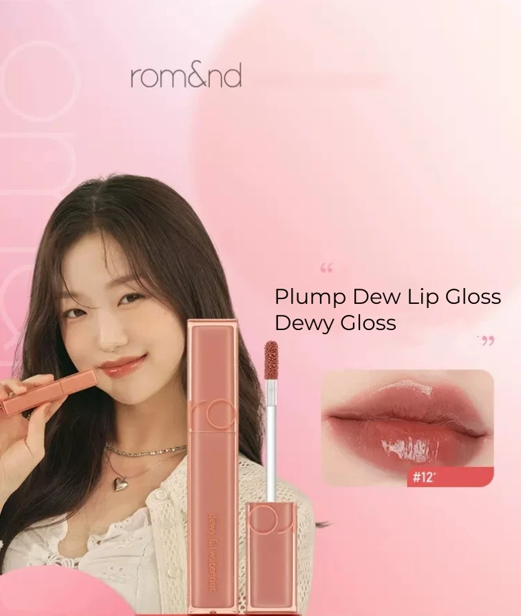 

Romand Dewy Ful Watery 13 Colors Tint Dewy Sheen Lip Glaze Liquid Lipstick Lip Makeup Silky Smooth Women Beauty