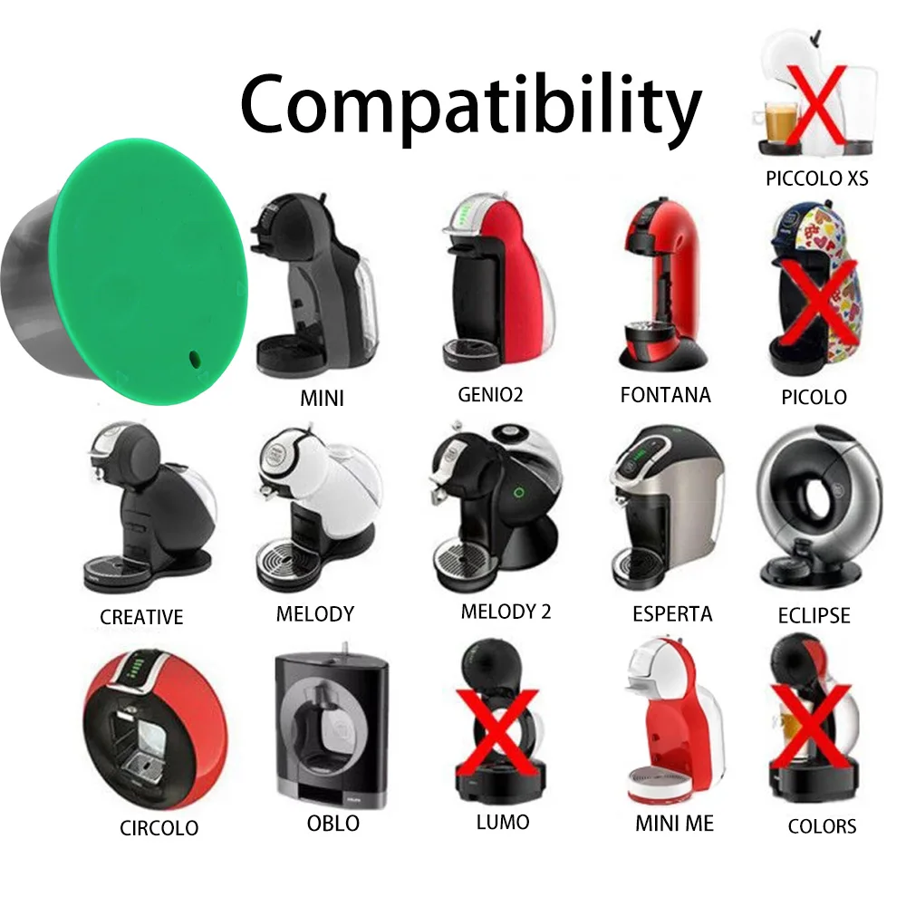 Многоразовая Кофейная Капсула Из Нержавеющей Стали Для Dolce Gusto