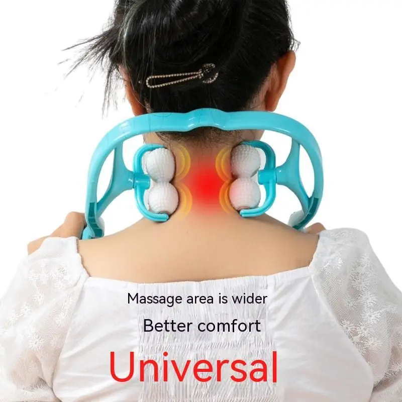 

Plastic Massager for Neck Shoulder Trigger Point Plastic Pressure Point Therapy Neck Massageador Massagem Relieve Hand Roller