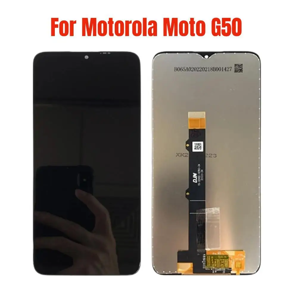 

6,5 оригинальный для Motorola Moto G50 телефон с ЖК-дисплеем Цифровой преобразователь сенсорного экрана в сборе для Moto G50 ЖК-дисплей