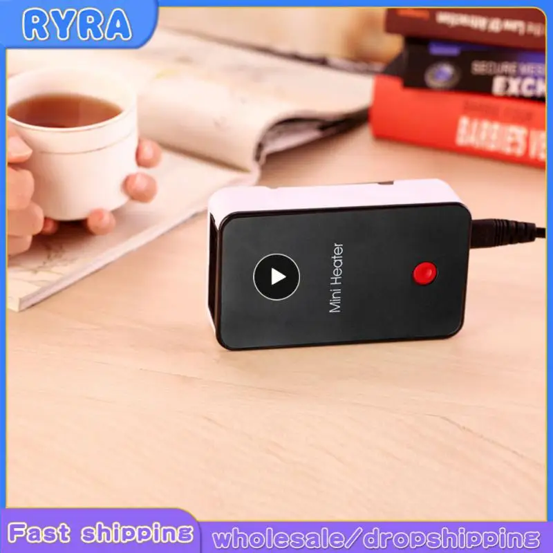 

Phone Shape Heater Fan Mini Portable Desktop Winter Warm Electric Heater Fan Plug Bedroom Office Table Home Winter Supply
