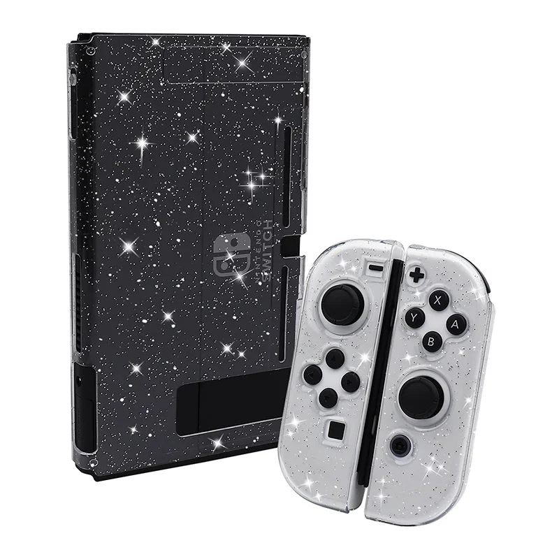

Soft TPU Crystal Glitter Case for Switch Video Game Console Accessory Transparent Protective Case Cover for Switch Shell Skin