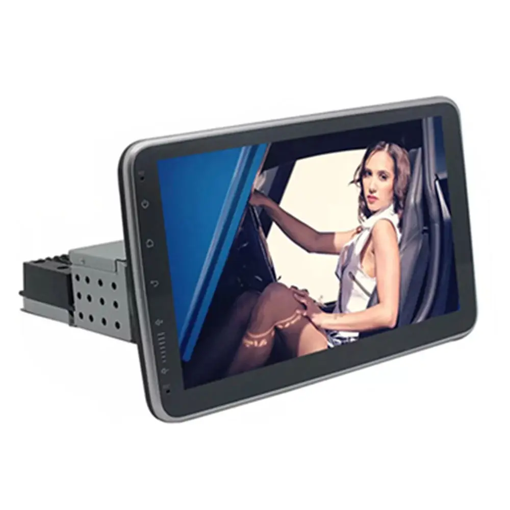 

Автомобильная Мультимедийная система, выдвижная стерео-система на android, с экраном 10 дюймов, gps, Типоразмер 1 din