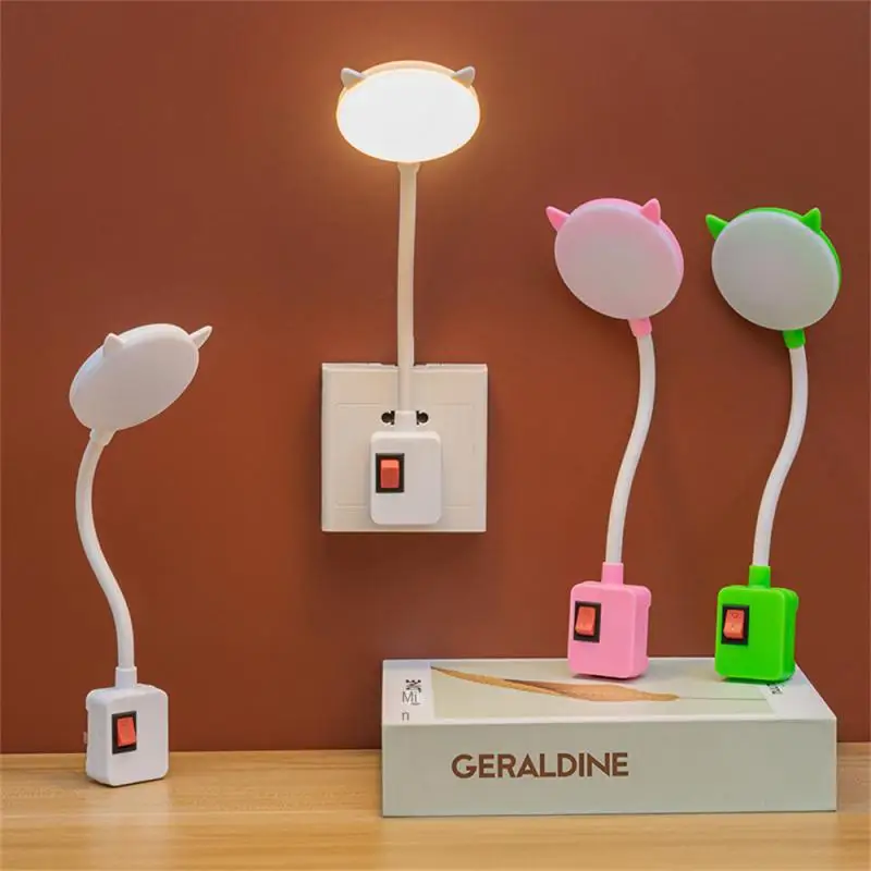 

LED Children Night Light Cute Cartoon Night Lamp Wireless Plug Rotate For Baby Kid Bedroom Decor Bedside Lamp Christmas Gift