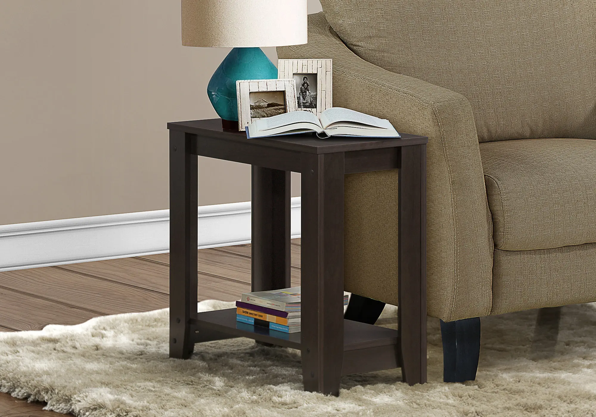 

Free Shipping Accent Table Cappuccino