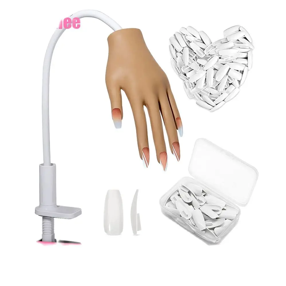 Новая тренировочная рука для ногтей силиконовое оборудование практики дизайна