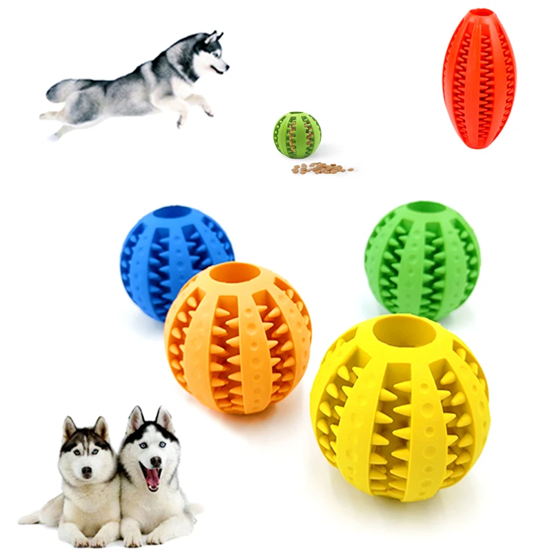 

Dog Toys, Pet Rubber Balls, Fun Chewing Bouncy , Puppies, Large Dogs, Teeth Cleaning, Snack Balls, Pet Supplies Puppy Toys Chew