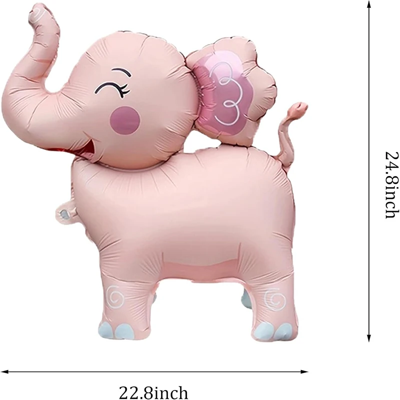 

3D шары из алюминиевой пленки с изображением слона DAWN