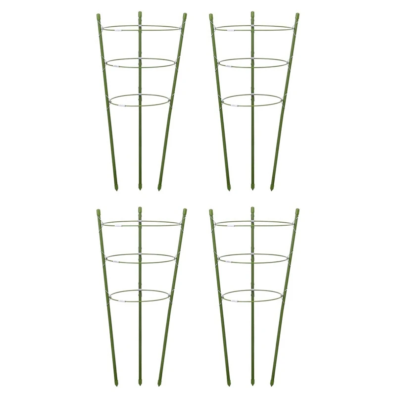 

4 Pack Climbing Strut Planter Plant Growing Climbing Frame Tomato Cage Planter Pot Holder