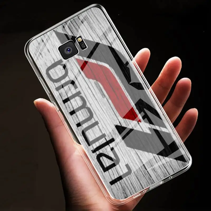 

Formula 1 F1 Phone Case Transparent Case For Samsung A10 12 30 31 40 51 52 70 71 30s 21s S20 21 Plus