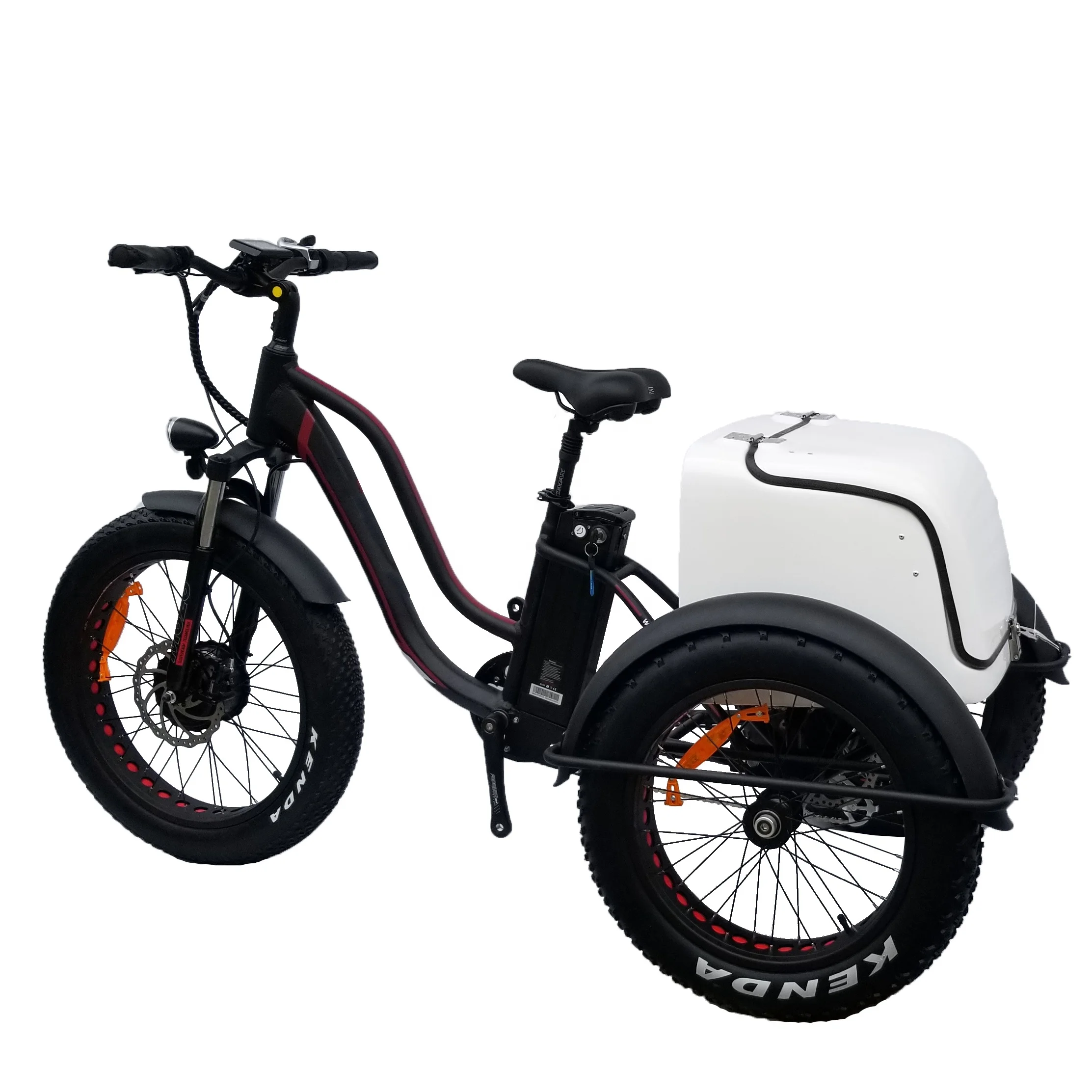 24-дюймовый взрослый nexus 7speed front driver electric tricyles f at Электрический трехколесный