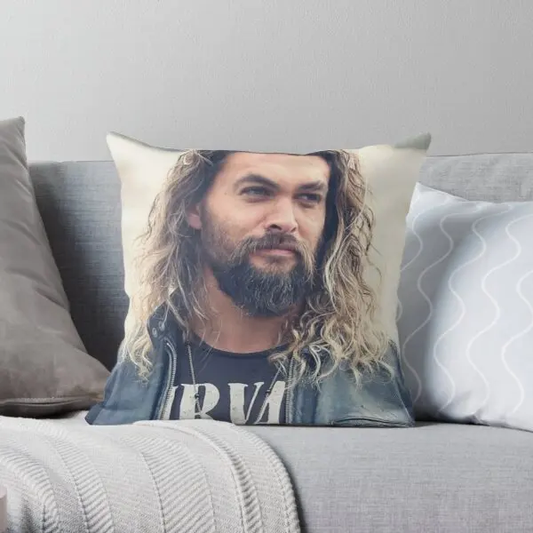 

Jason Momoa Printing Throw Pillow Cover Sofa Case Waist Hotel Home Soft Comfort Wedding Fashion Anime Pillows not include