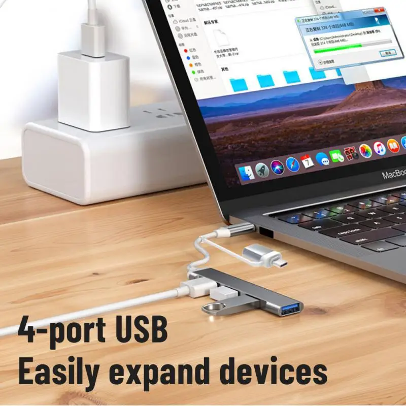 

Металлический разветвитель Usb 3,0 2,0 для ноутбука, 480 Мбит/с