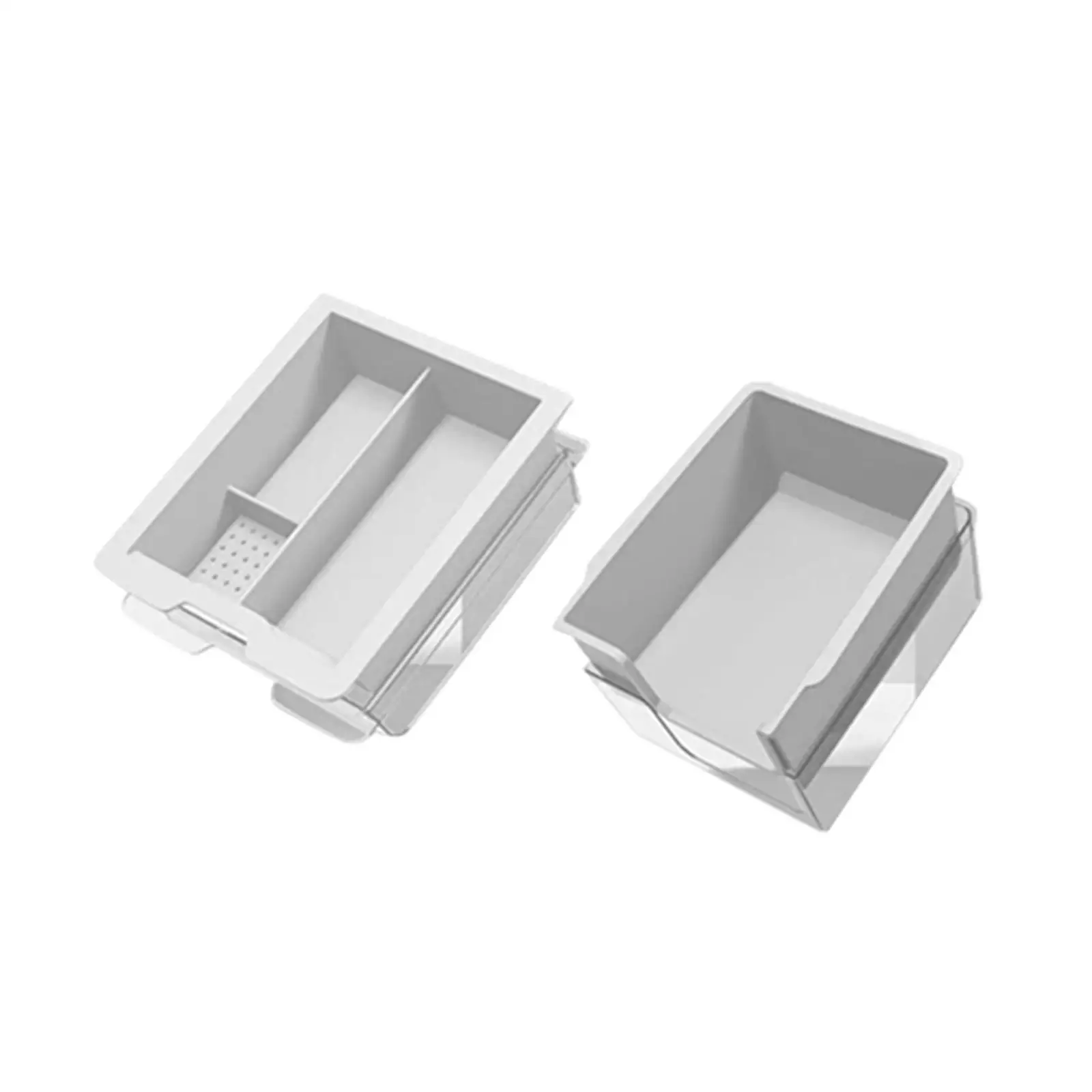2Pcs Center Console Organizer Trays Traveling Equipment Interior Decor Container Auto Organization for Tesla Model 3 21-23