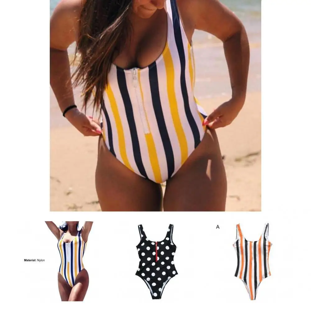 

Простые женские бикини с принтом, мягкие женские купальники монокини с высокой талией