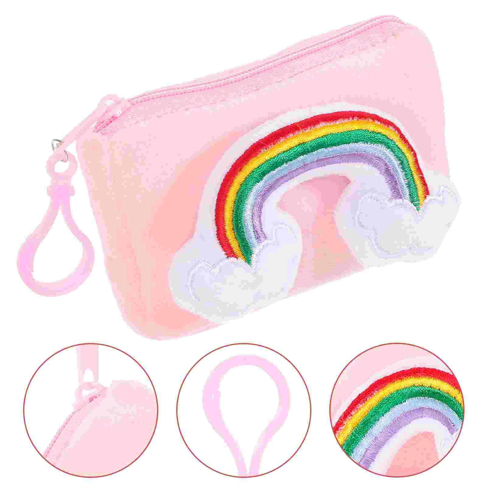 

Girl Wallet Purse Girls Age 8-10 Change Keychain Small Rainbow Purses Wallets Coin Pouch Little Pockets