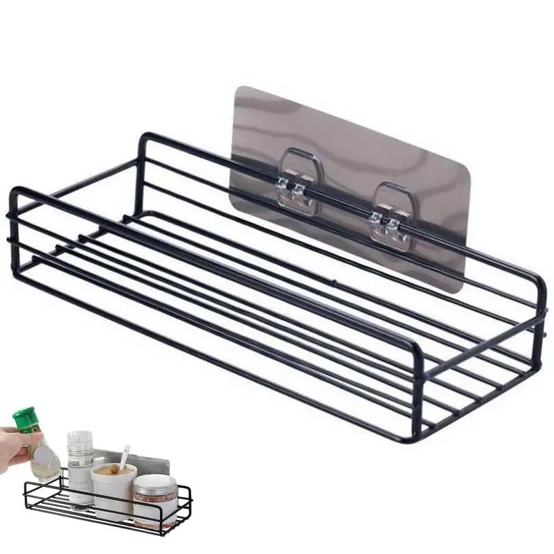 

Shower Caddy Organizer Adhesive Shower Shelf Rack Basket For Inside Decorative Storage Shelves For Bathroom No Drilling