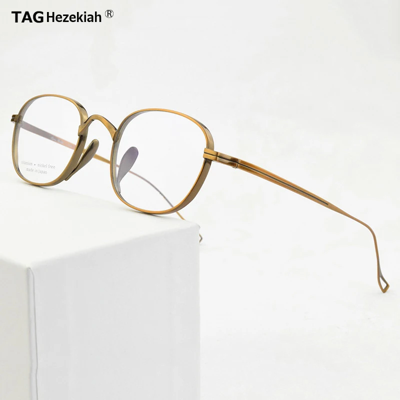 Брендовые титановые оправы для очков TAG Hezekiah мужские ретро корейские очки