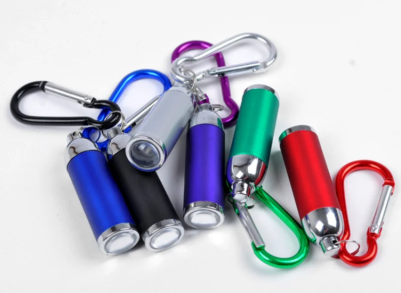

Mini LED Flashlight Torch KeyChain Keyring Key Chain Ultra Bright Portable For Camping Outdoor