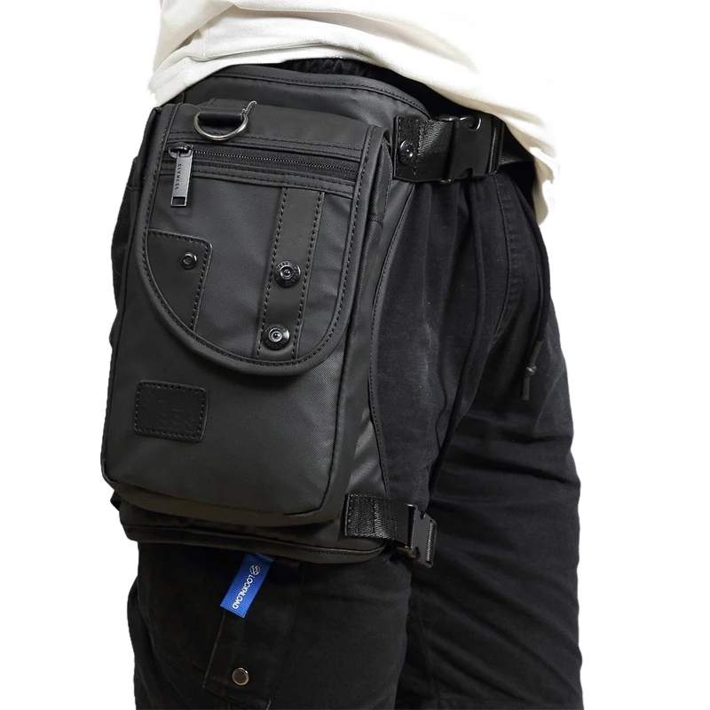 

Pack Fanny Bags Rider Military/assault Motorcycle Belt Body Leg Drop Thigh Hip Bag Waist Nylon/canvas Men Cross Bum Pack Male