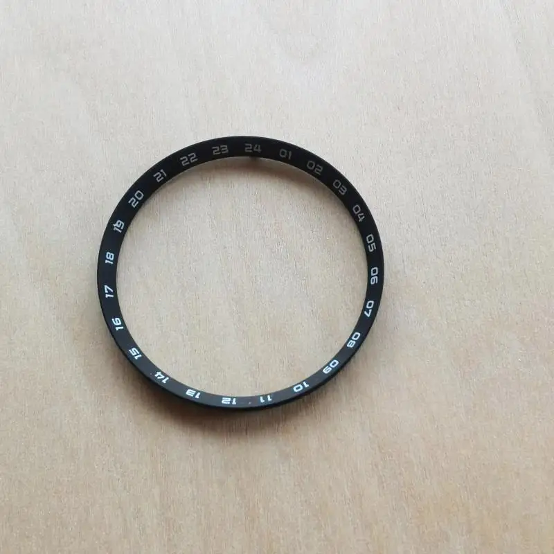 Mod Watch Accessories 30.5mm SKX007 Chapter Ring 24 Hours Index Fit For SKX007 NH35 NH36 Movement Diving Watch