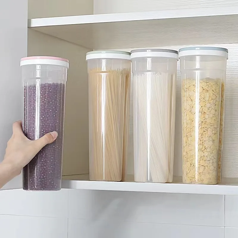 

Food Storage Box Sealed Containers Leakproof Storage Box Crisper for Cereal Spaghetti Noodle Pasta Grain Containers and Storage