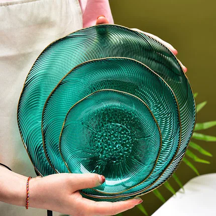 

Creative Glass Fruit Plate In Phnom Penh Large Household Living Room Tea Table Glass Dried Fruit Snack Plate High Grade Luxury
