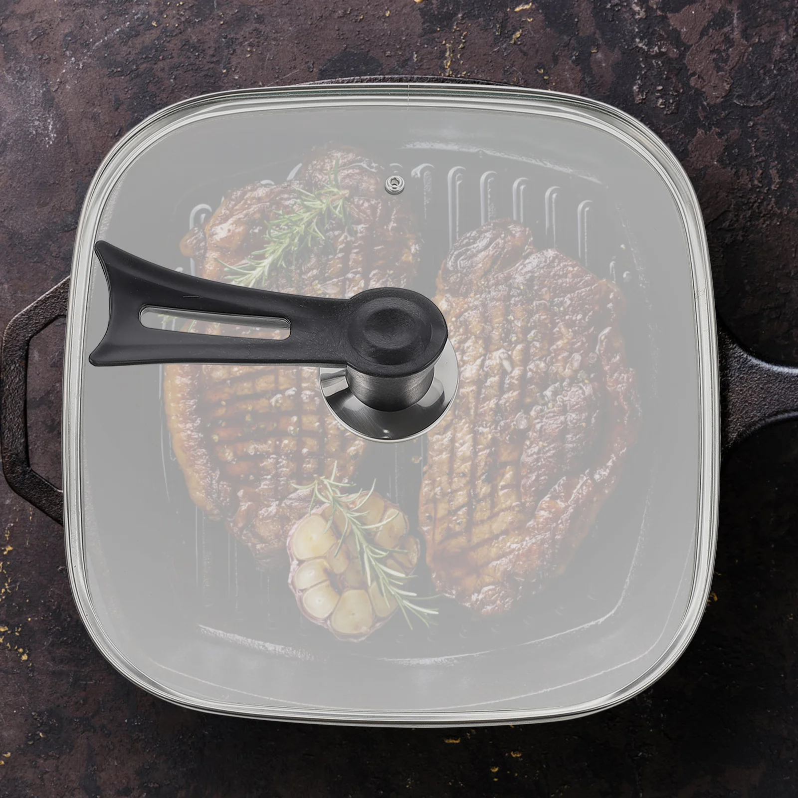 Индукционная Крышка для кастрюль Griddle электрическая стеклянная крышка подогрева