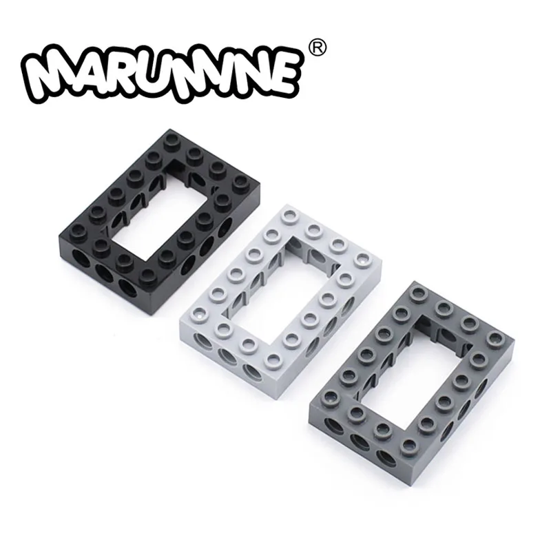 

Marumine 5PCS Technology Bricks 4x6 with Holes 32531 MOC Building Blocks Robot Classic Educational Build Your Own Toy Set Toys