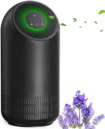 

Purifiers for Home Up to 880 Ft² With Fragrance Sponge, 24dB HEPA Filter Air Fresheners,3-Stage Filtration Remove 99.99% Smoke,