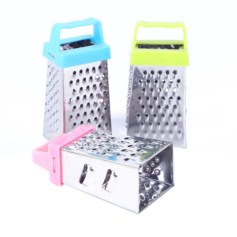 

1 Pack Mini Four Side Grater Vegetable Ginger Garlic Grater Multifunctional Stainless Steel Cooking Assistant Kitchen Gadgets