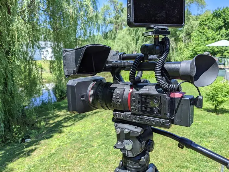Двухступенчатый алюминиевый штатив E-Image с головкой GH06 и набором штативов Dolly (75