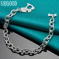925 sterling silver cute dog bracelet chain for women men party engagement wedding fashion jewelry