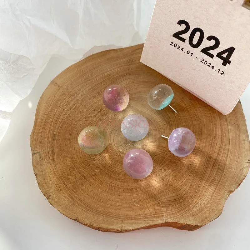 12 шт. прозрачное сверкающее розовое украшение для фото с изображением звездного