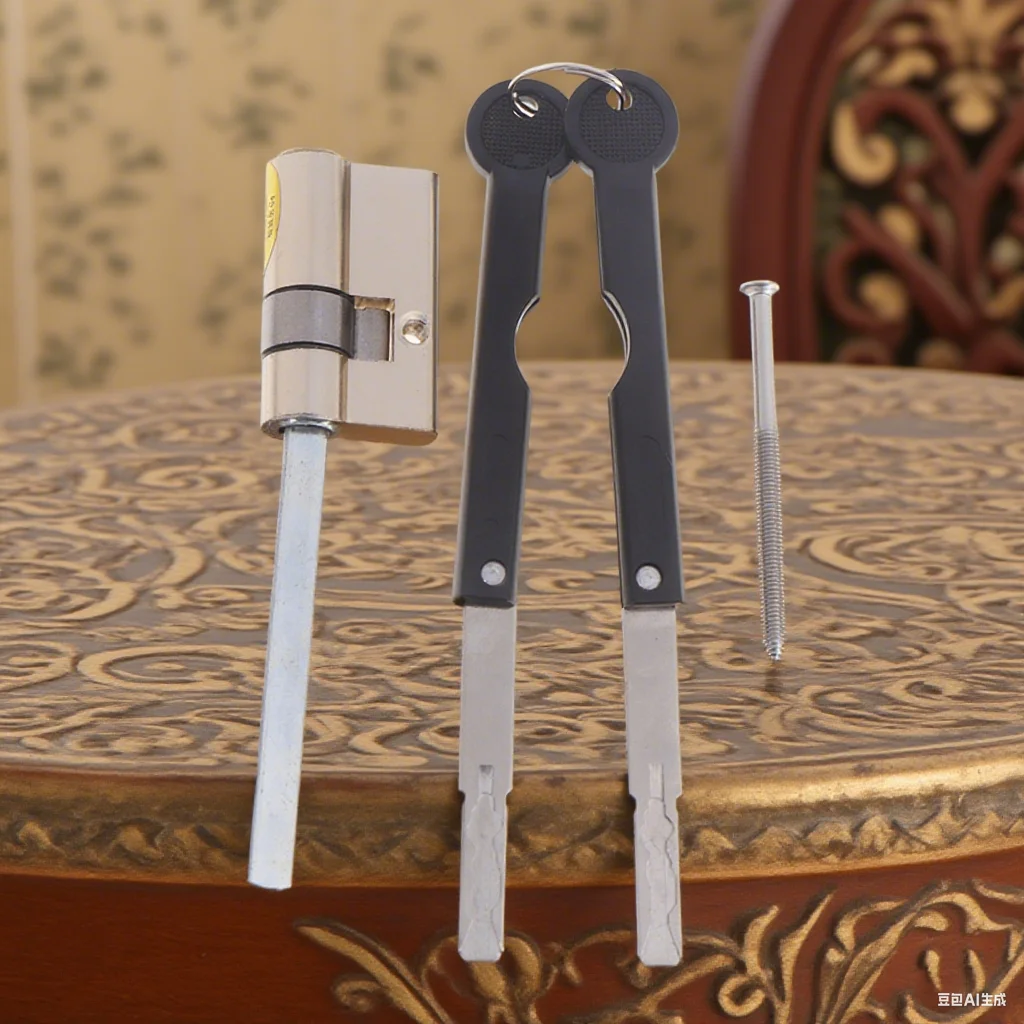 

Медный цилиндр замка с отпечатками пальцев C-класса, противоугонный дверной аварийный замок с хвостиком