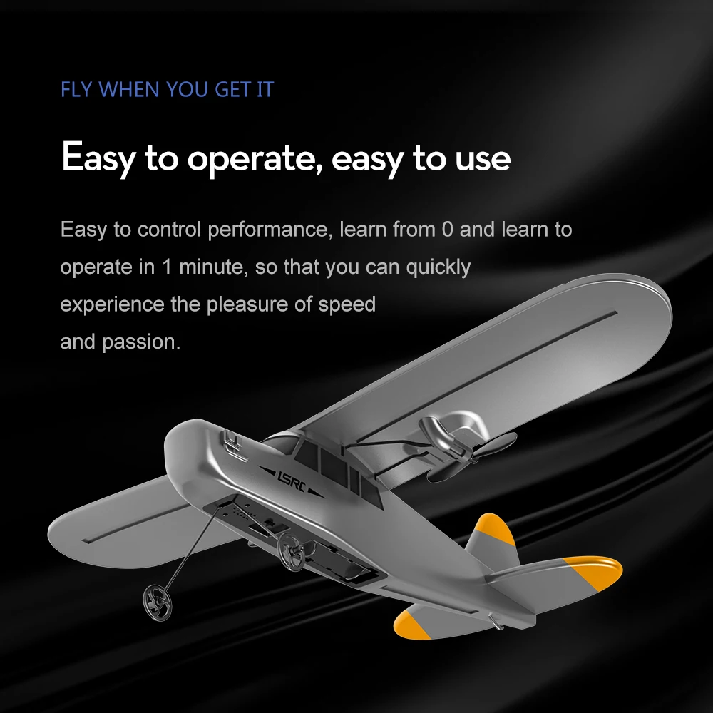 ЛСРК Б3 Самолет Cessna RC Plane RTF Fixed Wing 2.4ГГц 2CH EPP Конструкторский плотник Зарядное устройство на открытом воздухе Детские игрушки.