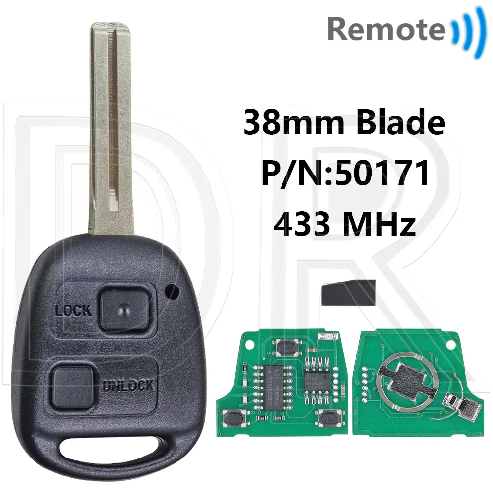 

Отличный P/N: 50171 433 МГц 4C/4D67/4D68 чип автомобильный дистанционный ключ для Toyota Land Cruiser Prado RAV4 Kluger Previa FJ Cruiser Tarago Lexus