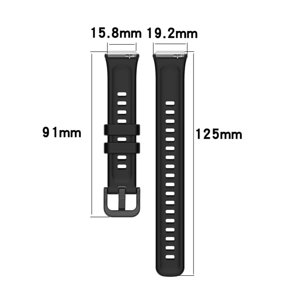 

Silicone Watchband Soft Tpu For Huawei Band 7 Wristband Bracelet Replacement Strap Watchband Bracelet Huawei Band 7/honor Band 7