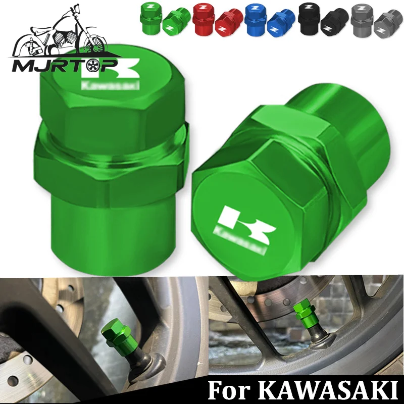 

For Kawasaki Z750 Z800 Z650 Z900 RS Z1000 SX ER6N 6F ZX6R 10R ZX25R VERSYS 650 Ninja 1000 VulcanS Tyre Valve Air Port Cover Cap