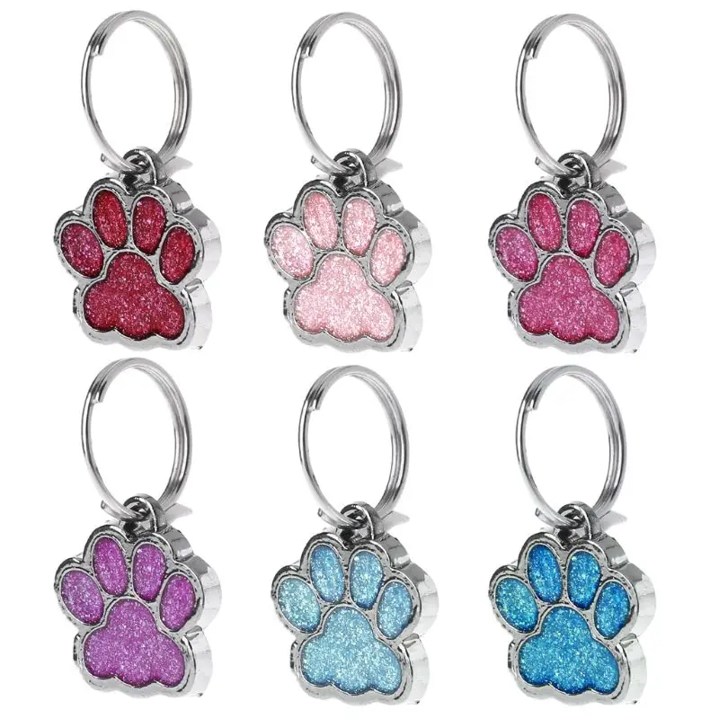 

Personalize Pet Collar Tag Name Tag with Durable Stainless Steel Ring