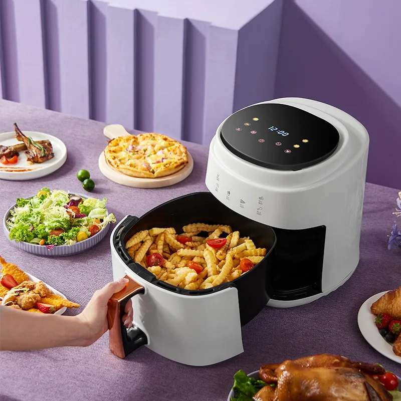 

8L Air Fryer,Large Family Size Electric Hot Air Fryer Oven Oilless Cooker LCD Digital Touch Screen ,Nonstick Detachable Basket