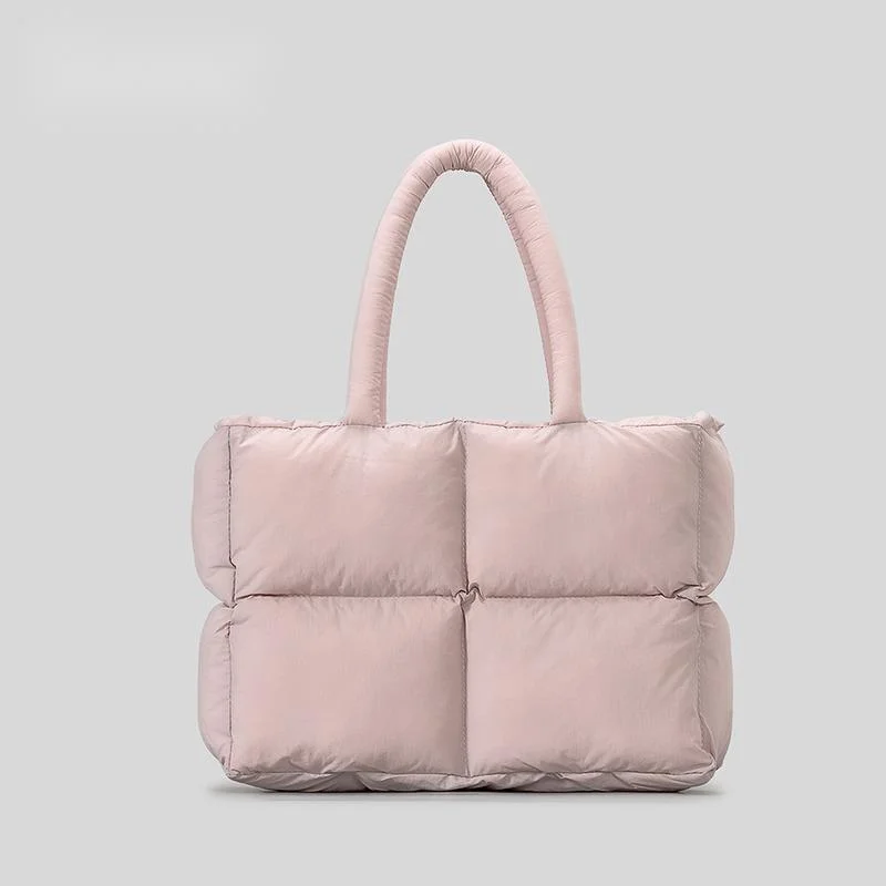 Женская пуховая сумка на плечо Pioneer модная вместительная пушистая дизайнерская